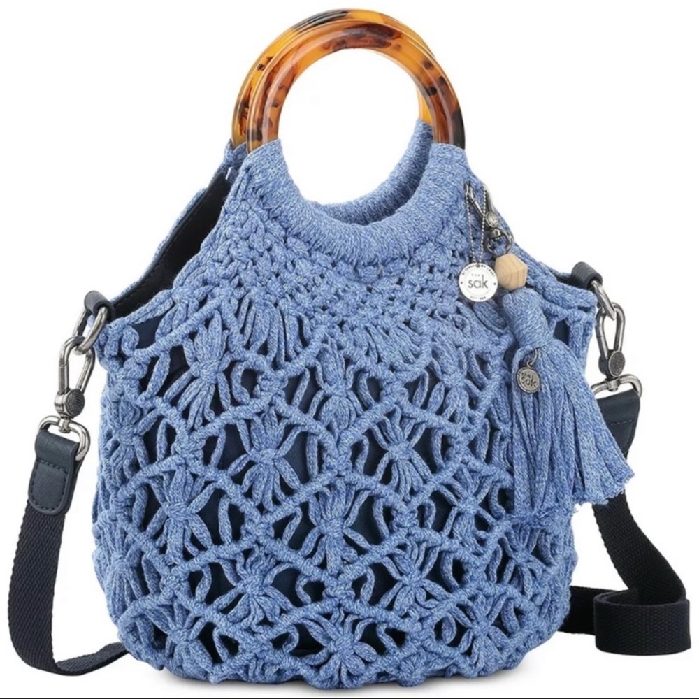 NWOT The Sak Helena Crochet Circle Handle Crossbody